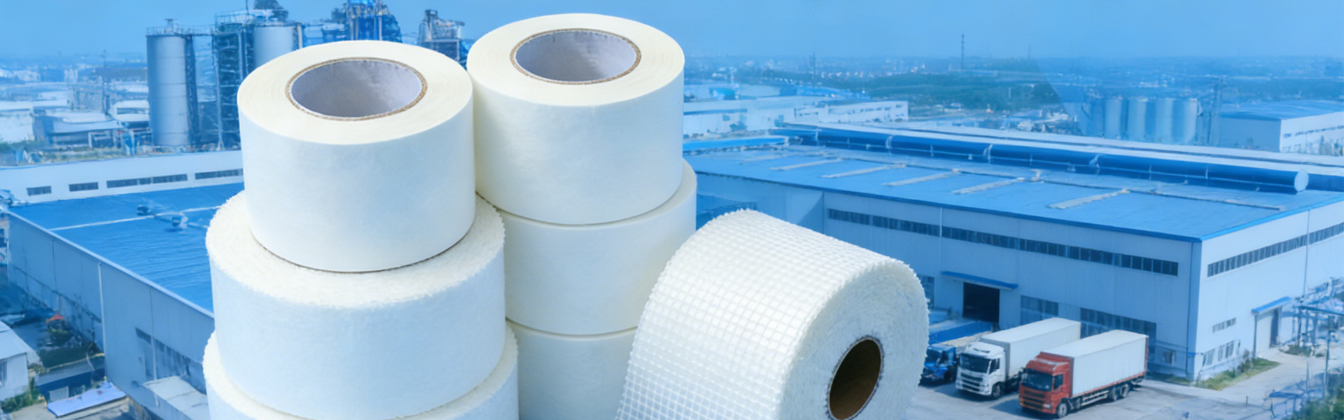 self-adhesive fiberglass mesh tape